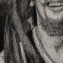 Load image into Gallery viewer, String Art Portrait of Bob Marley