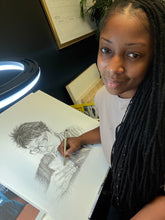 Load image into Gallery viewer, Scribble Portrait