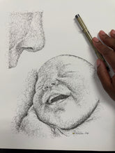 Load image into Gallery viewer, Scribble Portrait