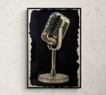Load image into Gallery viewer, String art Microphone