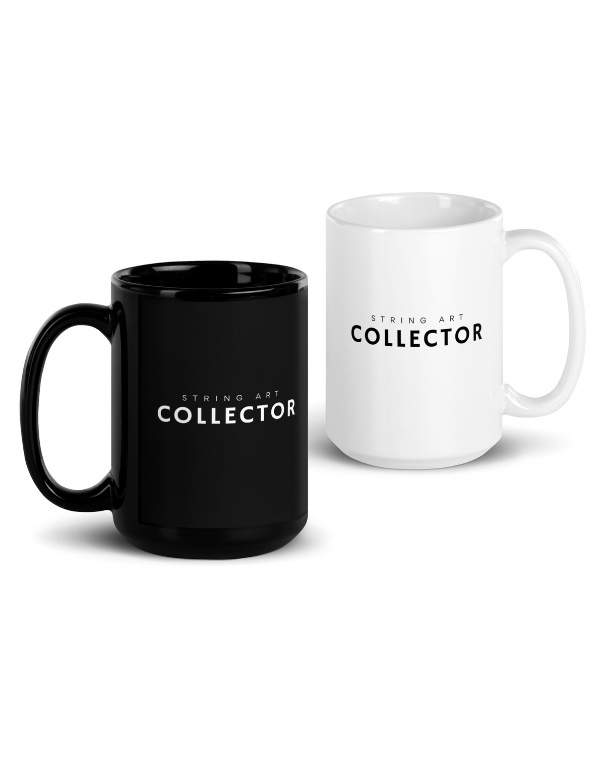 Collector Mug Set (Black + White, 15 oz)